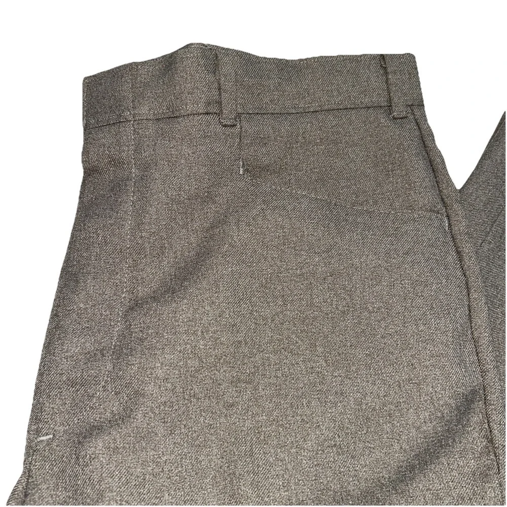Vintage 80s Levis Menswear Action Slacks Pleated Mens 36x27 Brown‎ Sta-prest